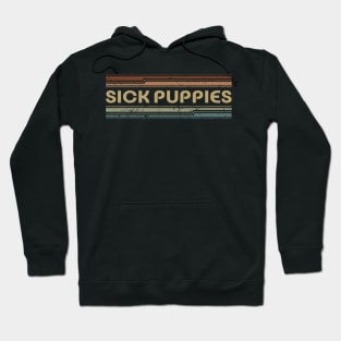 Sick Puppies Retro Lines Hoodie